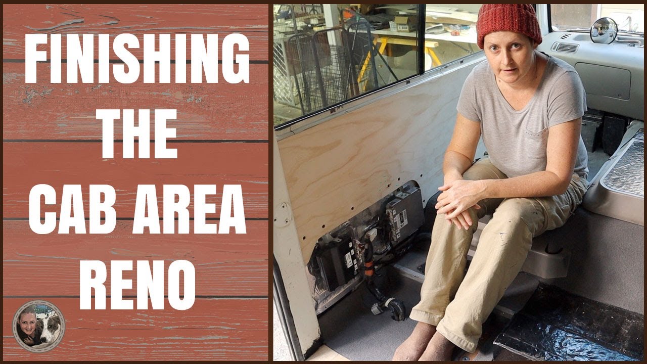 Drivers cab area renovation in a Toyota Coaster