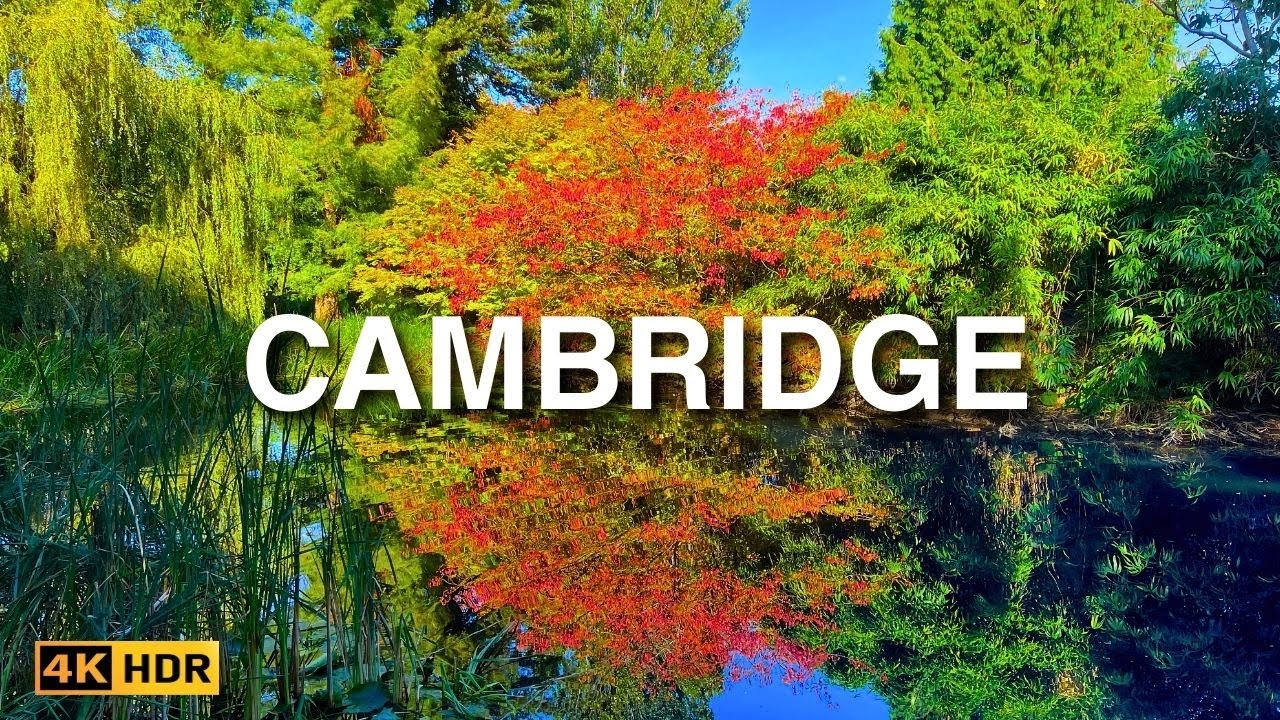 Cambridge University Botanic Garden Walking Tour 🌿 | Vibrant Cambridge England Walk | 4k HDR