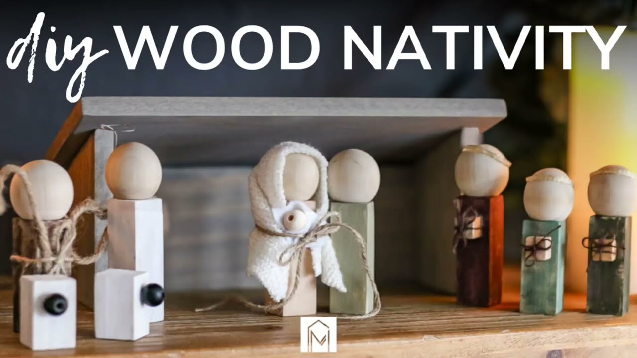 DIY Wooden Nativity Set