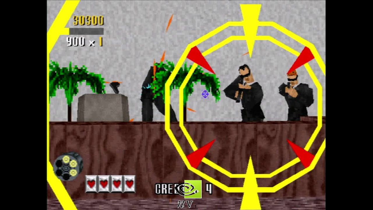 3D Acceleration Comparison Ep4: Virtua Cop - Nvidia NV1 vs DirectDraw software
