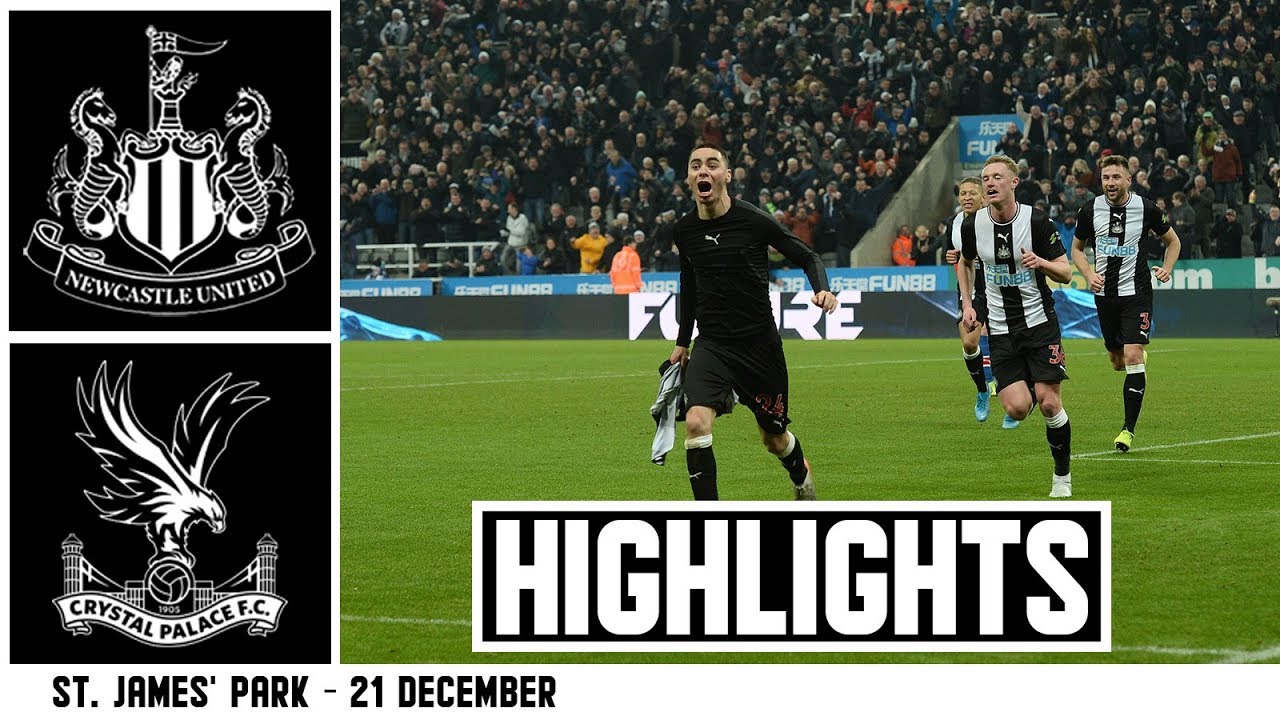 MIGUEL ALMIR&Oacute;N SCORES! Newcastle United 1 Crystal Palace 0: Brief Highlights