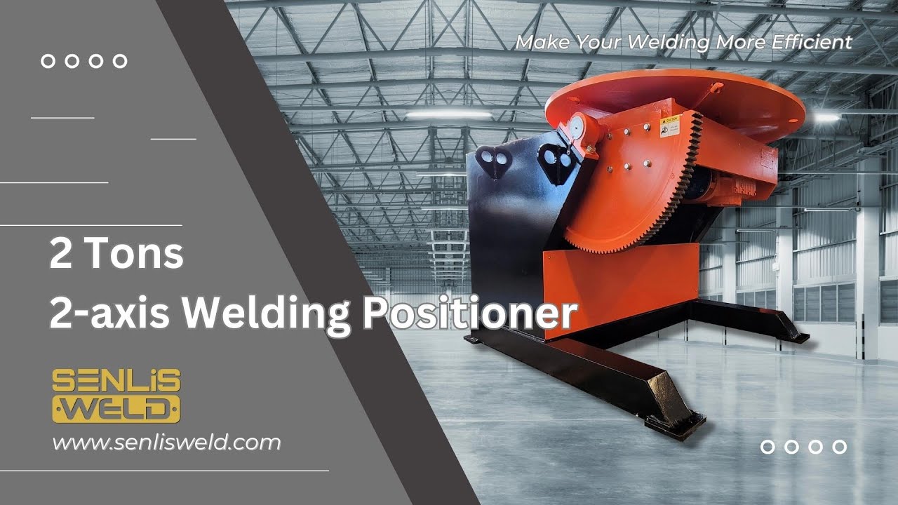 2tons 2-axis Welding Positioner, Welding Turntable, SENLISWELD
