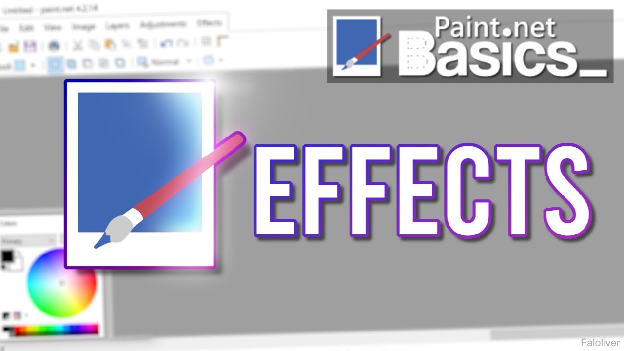 How To Add Effects | Paint.NET Basics #3