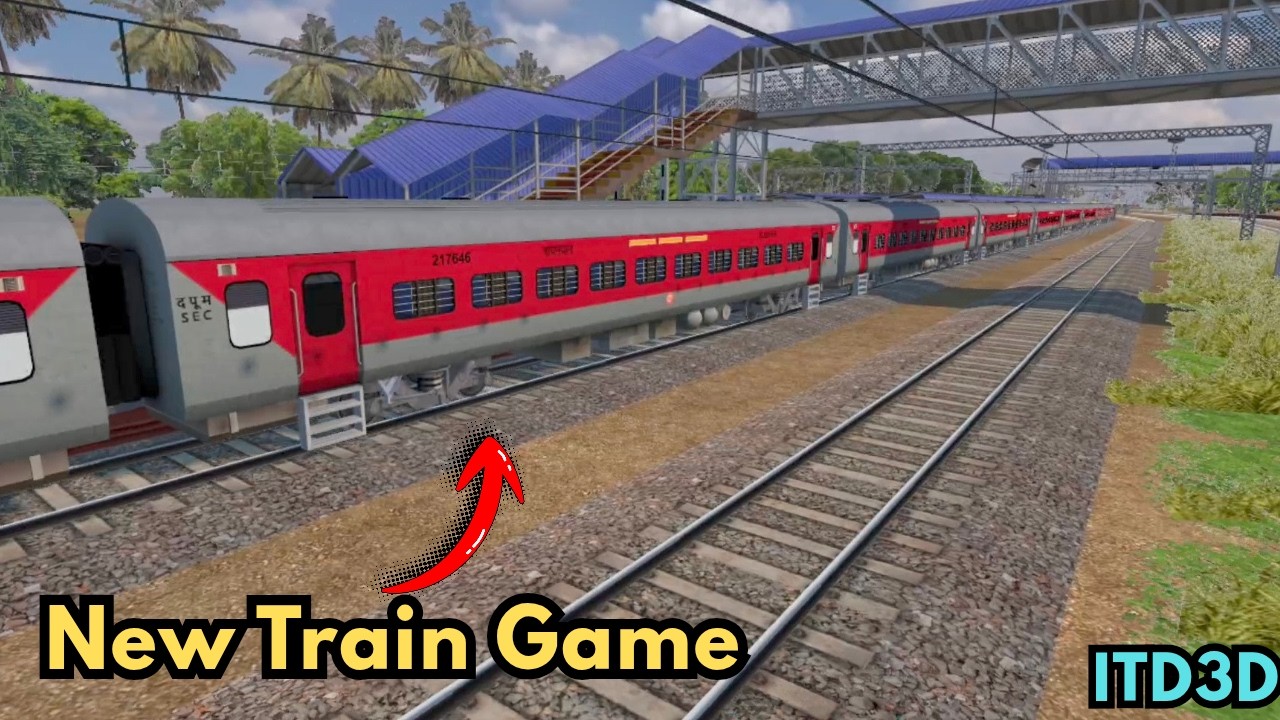 New Indian Train Game Arrived 😍🔥|  Indian Train Driving 3D Game | Android Gameplay