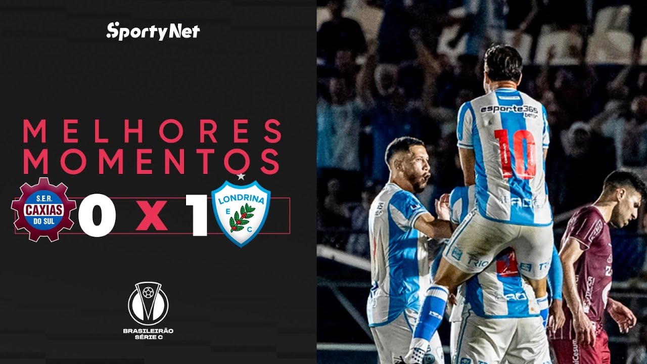 O LONDRINA VENCE E SE APROXIMA DA S&Eacute;RIE B - Caxias 0x1 Londrina - Melhores Momentos - S&eacute;rie C