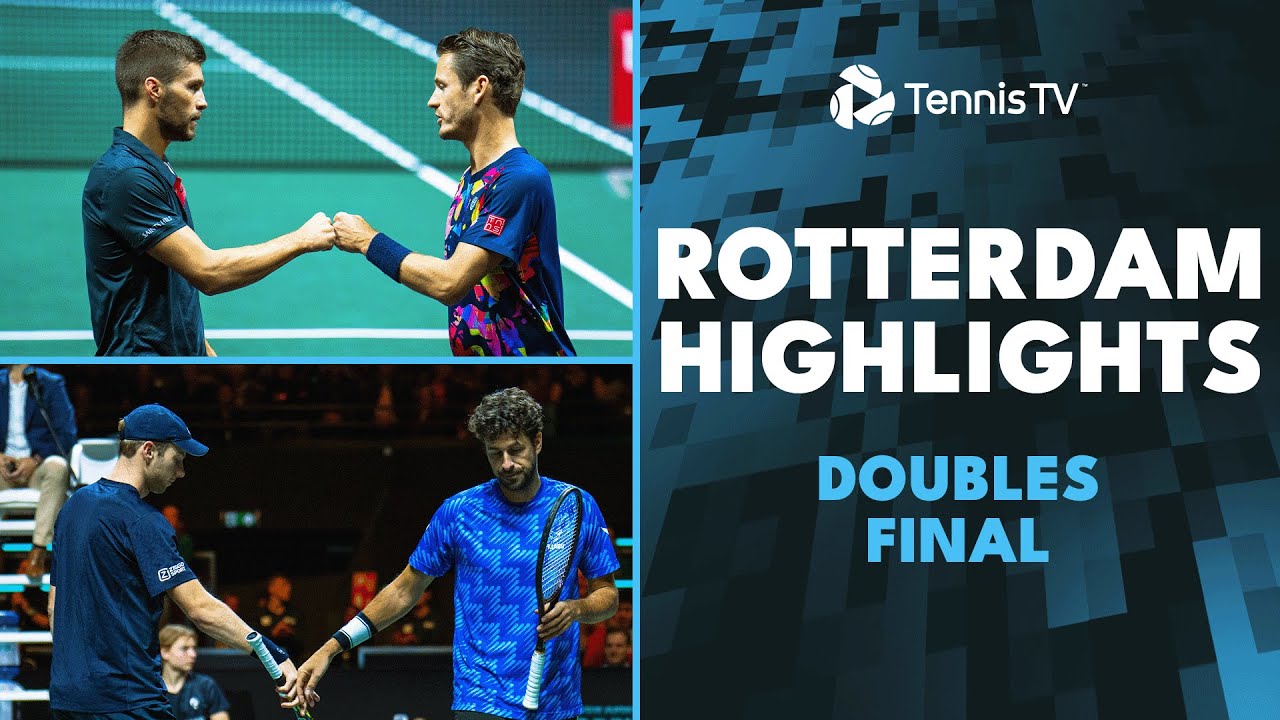 Koolhof/Mektic vs Haase/Van De Zandschulp For The Title | Rotterdam 2024 Doubles Final Highlights