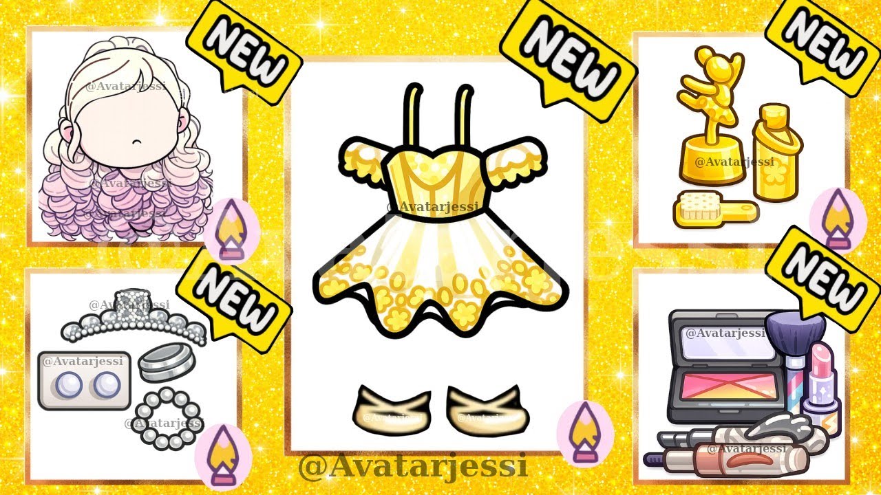 NEW!✨😱UNLOCK GOLDEN OUTFITS COLLECTION SUPER SECRETS IN AVATAR WORLD💎🛍️PAZU