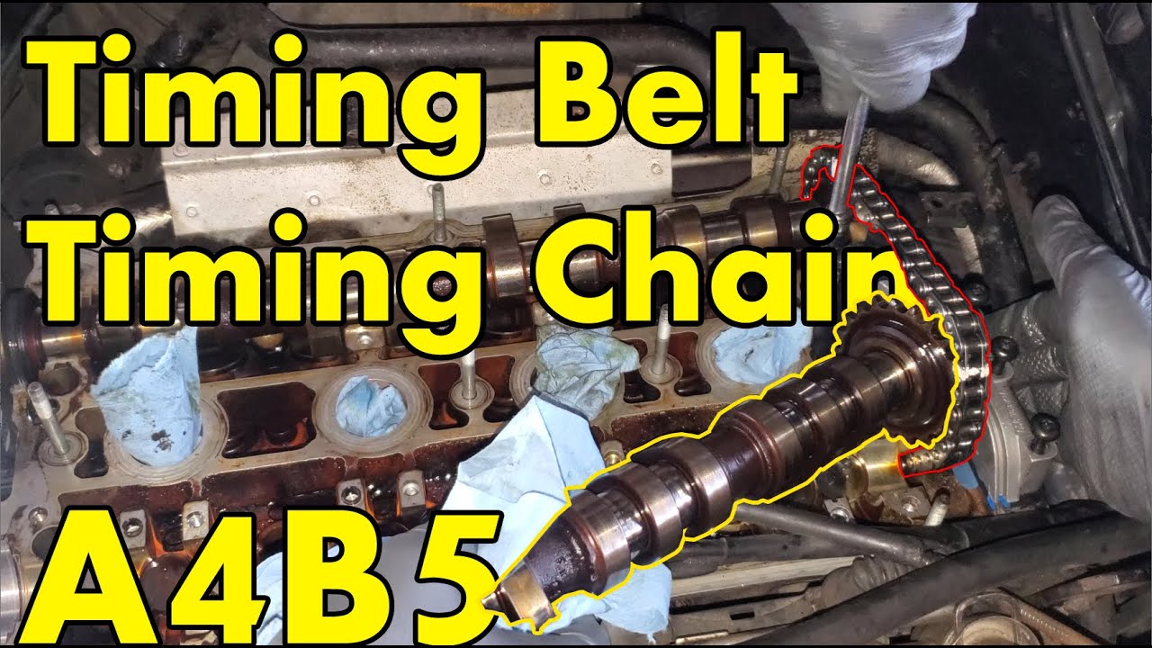 Audi A4B5 timing belt - timing chain - timing chain tensioner in under 15min