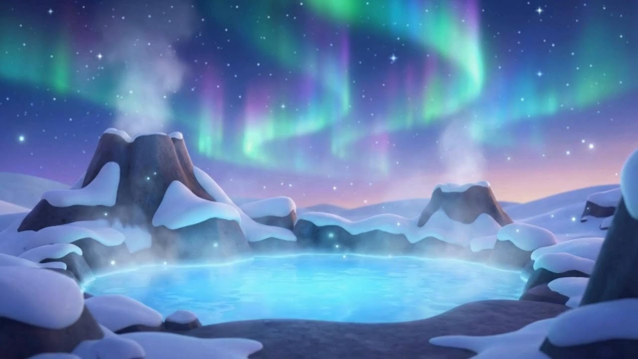 432 Hz 💙🐋 🐟🫧 | Frozen Lagoon Lo-Fi for Kids 💤 Sleep & Study 💤