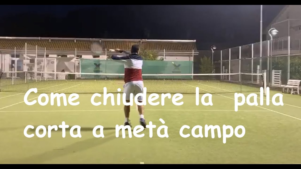 Come chiudere su una palla corta a metà campo!!