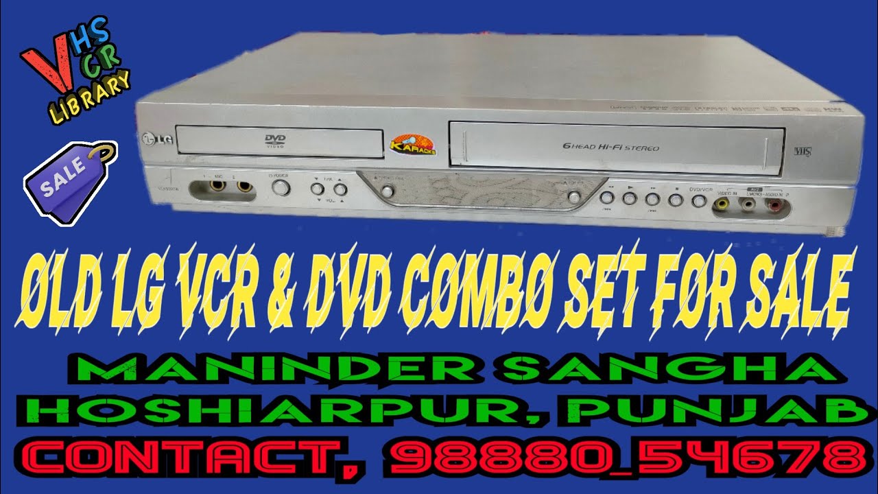 old Lg vcr & dvd combo set for sale