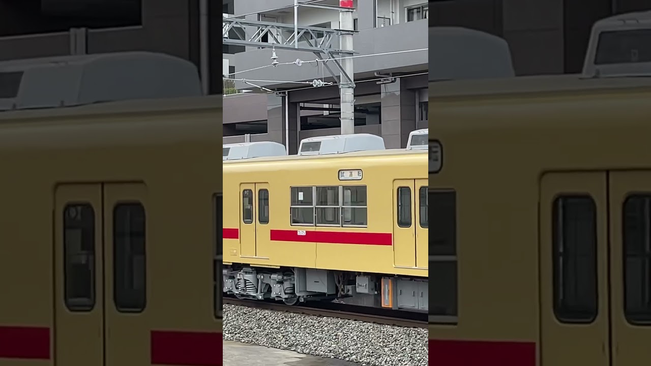 西鉄貝塚線600形試運転🟨🟨#西鉄貝塚線 #600形 #試運転 #千早駅