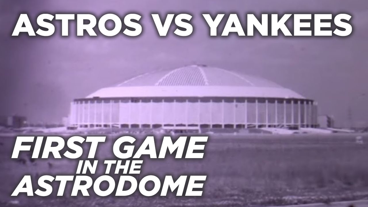 Houston Astros first game in the Astrodome