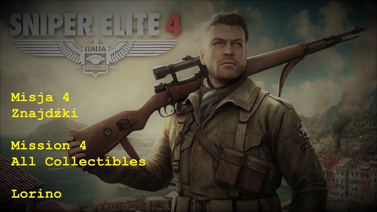 Sniper Elite 4 - Italia - Misja 4 - Znajdźki - Mission 4 - All Collectibles - Lorino