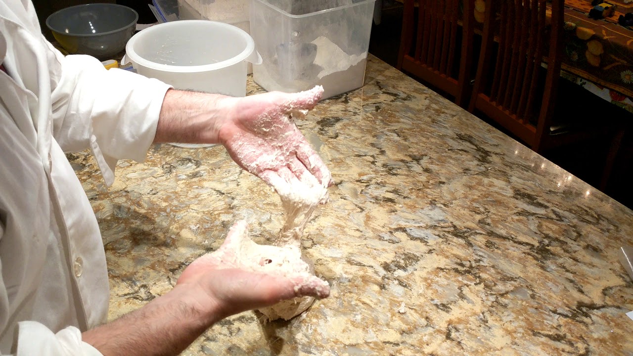The French Method of kneading dough 