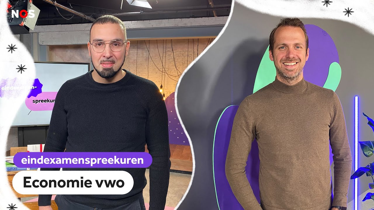 Examenspreekuur economie vwo met docenten Jos en Mohamed