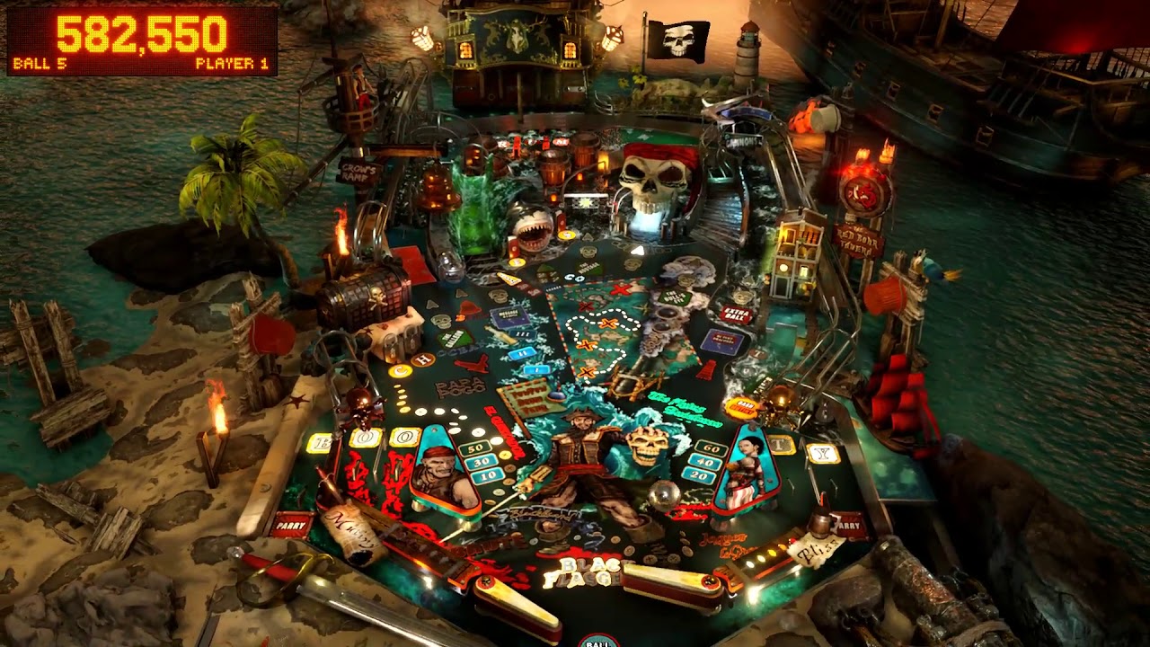 Pinball Wicked Black Flaggers PC gameplay