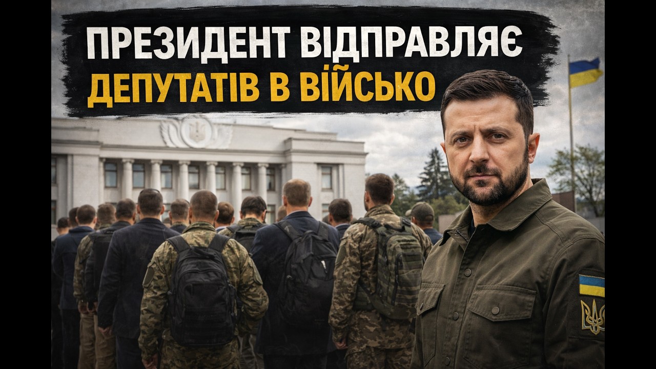 Зе відправляє депутатів на фронт