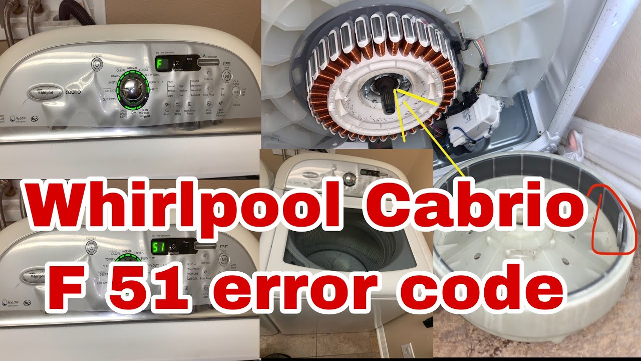 Как исправить ошибку F51 на стиральной машине #Whirlpool #Cabrio | Модель WTW7600XW0
