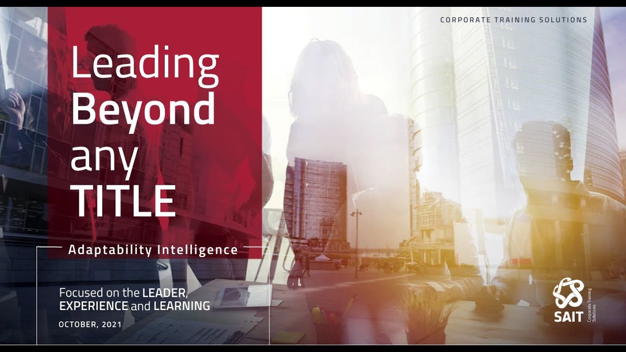 Leading beyond any title: Adaptability