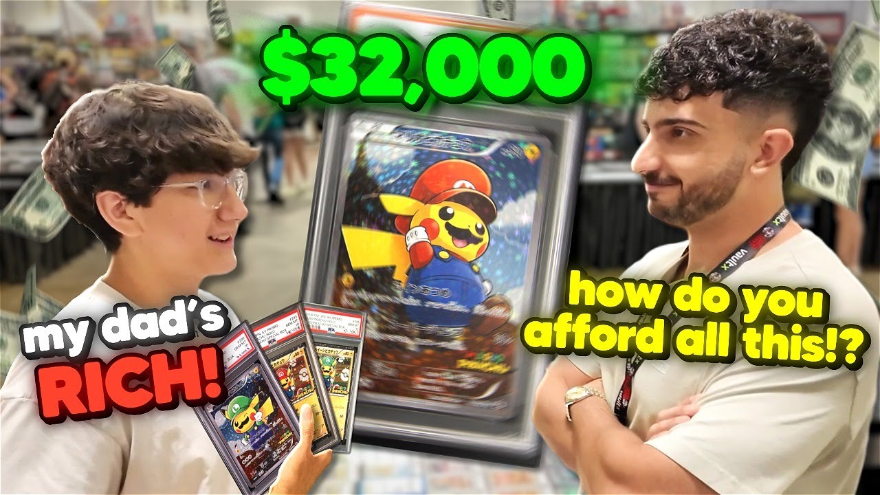 This Kid Sells Me All His Poncho Pikachus! ($50,000+ IN DEALS) | VENDOR POV