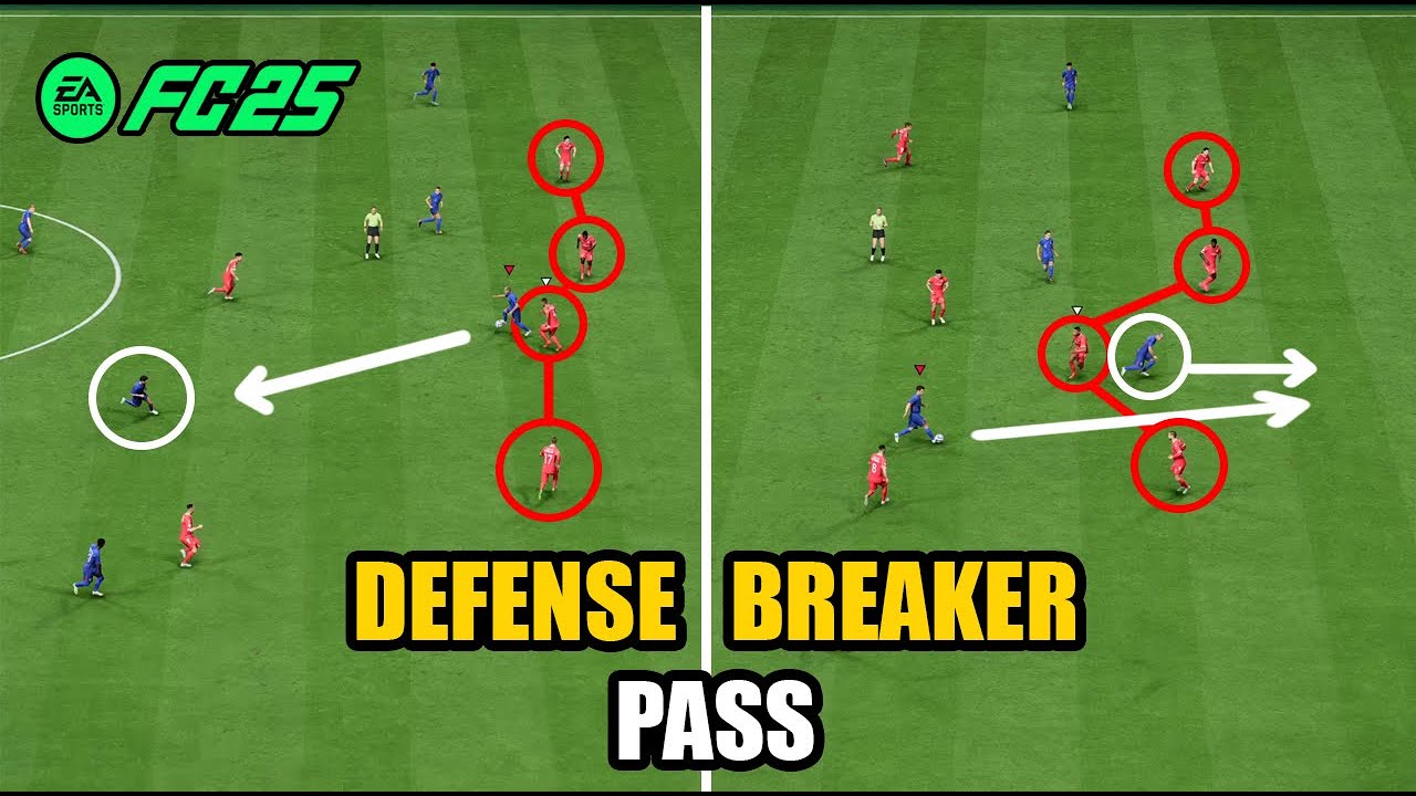 High Defense Line Killer Pass | FC 25 Attacking Tutorial