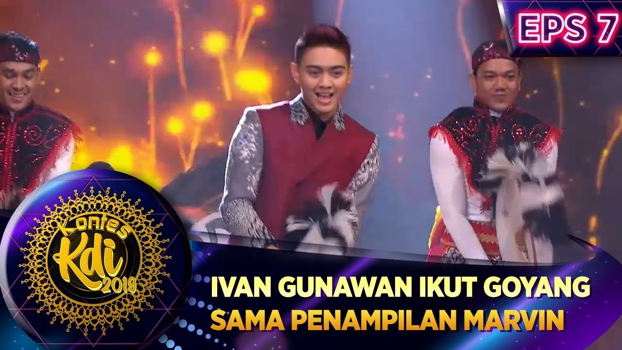 BEST!! Ivan Gunawan Ikut Goyang Sama Penampilan Marvin [ANOMAN OBONG]  - Kontes KDI Eps 7 (2/9)