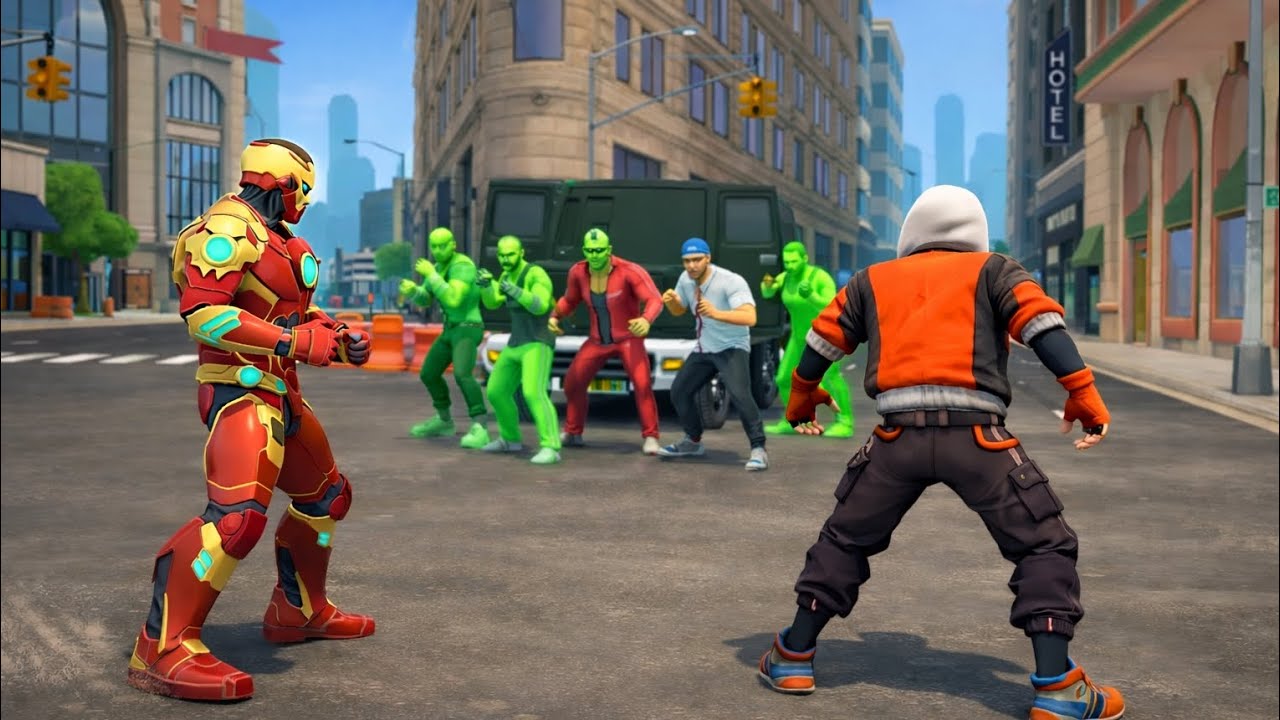 Spider-Man الرجل العنكبوت انقاذ باتمان Resque batman vs iron man vs venom funny Game GTA 5 superhero