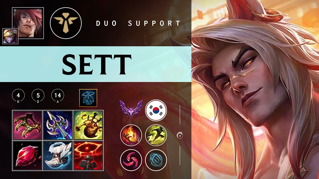 Sett Support vs Shaco - KR Master Patch 26.04