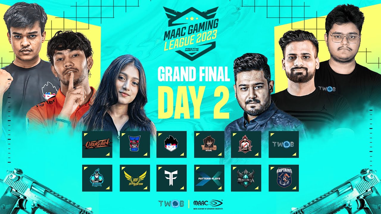 MAAC GAMING LEAGUE 2023 | GRAND FINAL | FT .ROCKY & RDX, UNICORN IB, TM, OG, TSG, TWOB, CLASSY, HIND