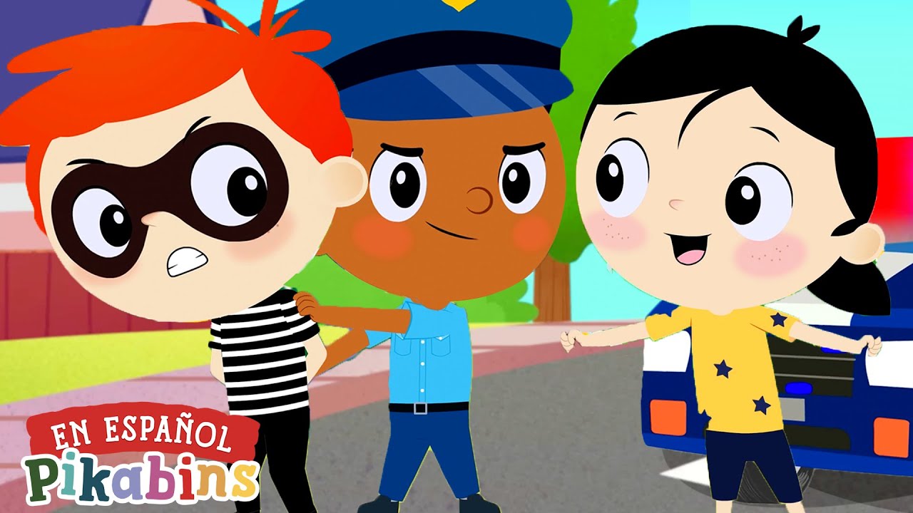 Trabajos de la Comunidad 👮🚒 | Caricaturas | Pikabins Canciones Infantiles Educativas