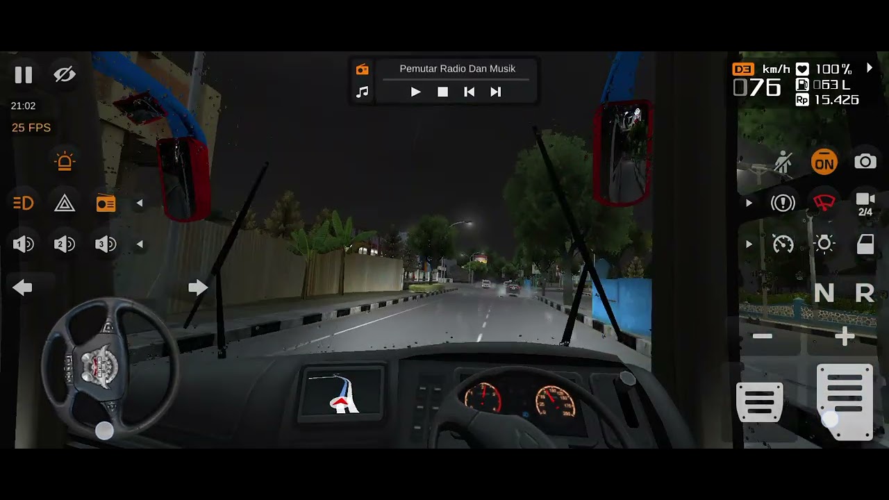 perjalanan bus csh88 jakarta menuju pekanbaru part1