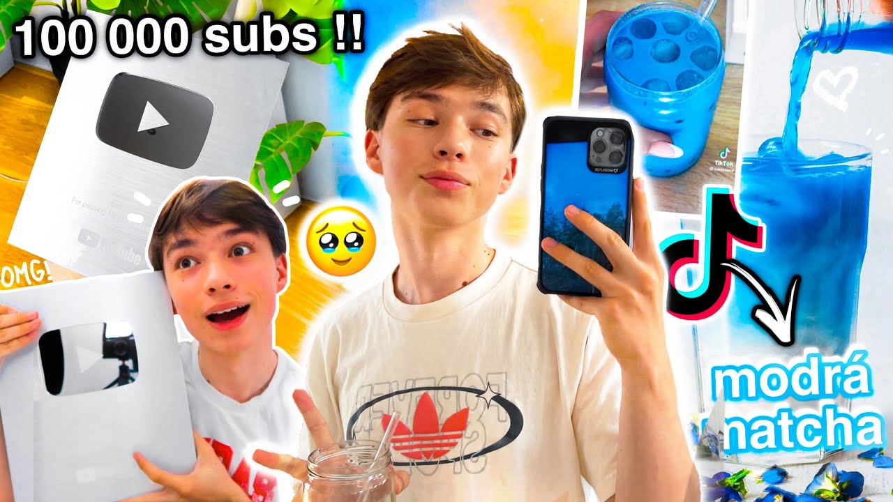 VLOG: Modrá Matcha, Nový iPhone 14 a iOS 16, Silver Button Unboxing, 