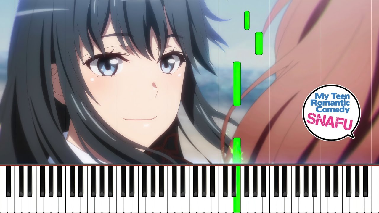 Everyday World (OST ver.) - Oregairu ED2 Piano Cover | Sheet Music [4K]