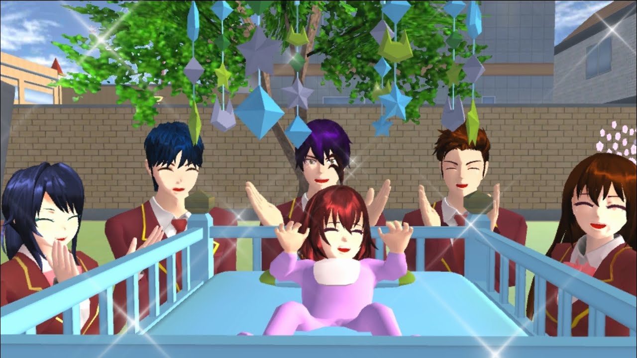 TOMMY REPOT JADI PAPA | Drama Sakura School Simulator