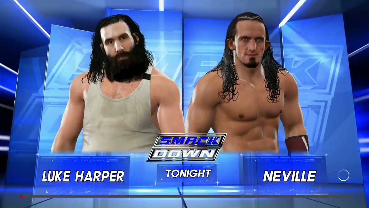 WWE 2K17: LUKE HARPER VS PAC #WWE #AEW #GAME PRO WRESTLING GAME VAULT