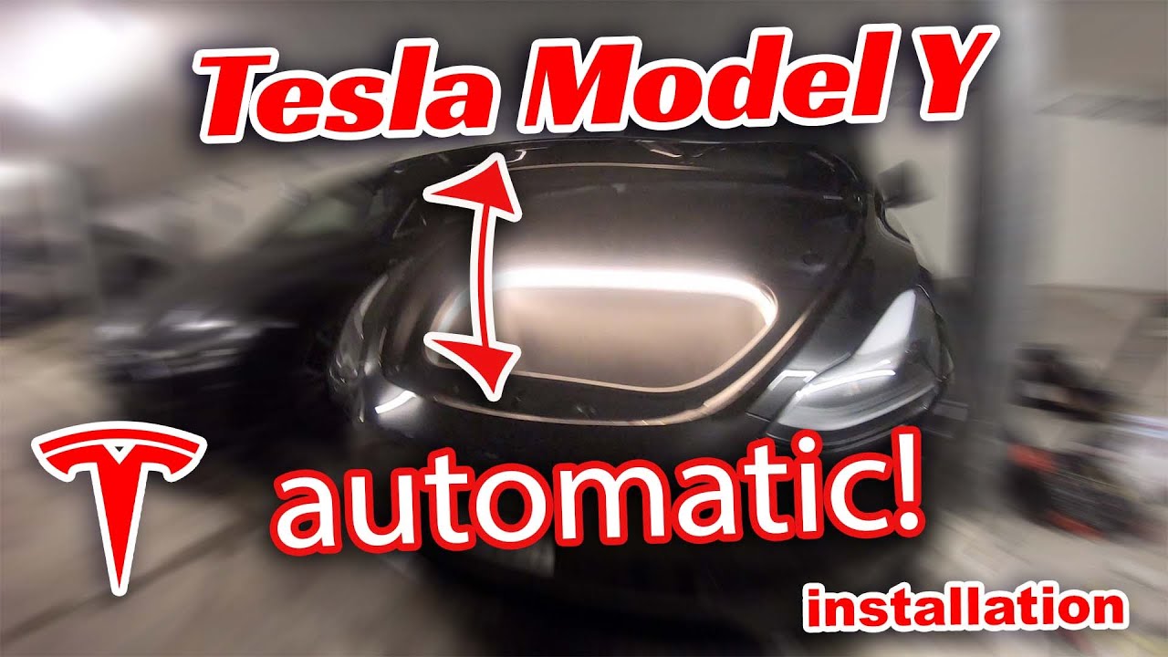PowerFrunk v5 installation on Tesla Model Y (2022)