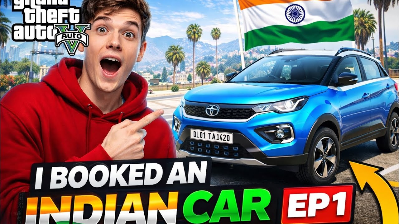 I booked an indian 🚗 🚘 in #gta5#gaming#indian car 