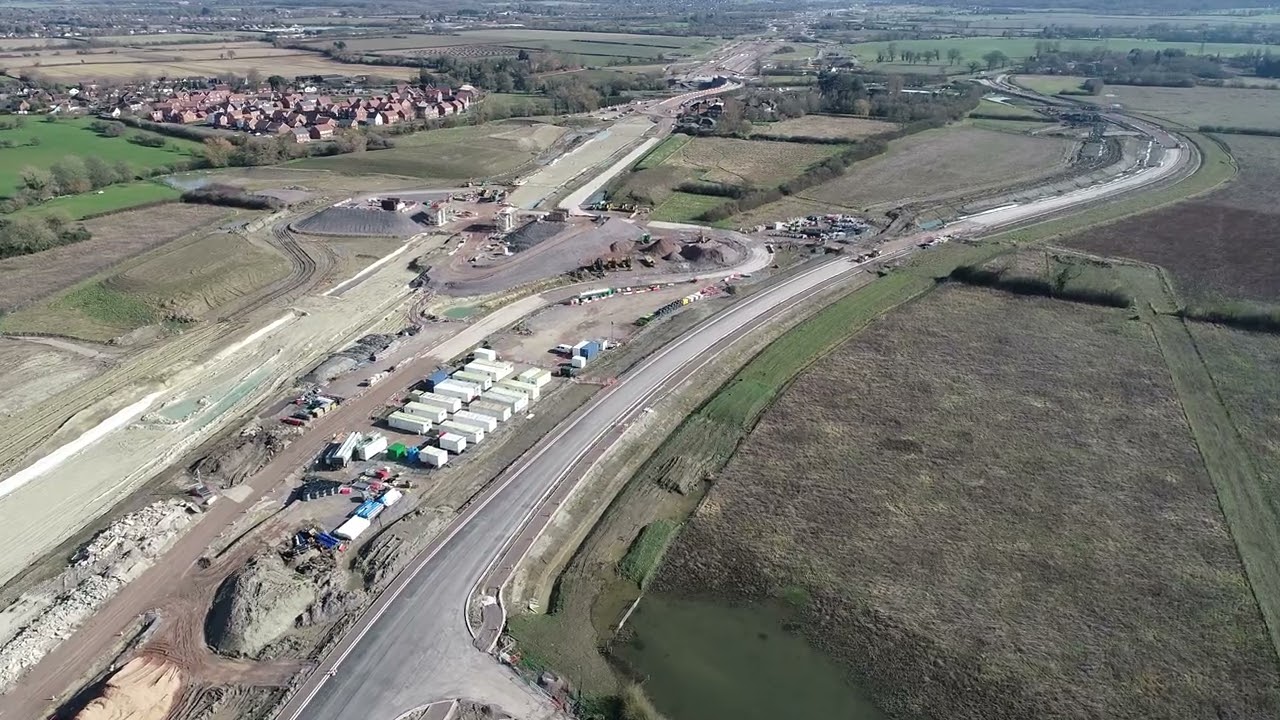 HS2 Princes Risborough railway to A4010 Feb 2025