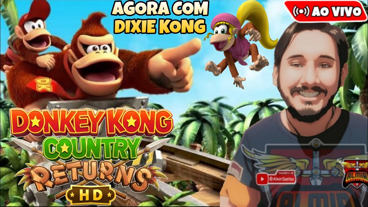 Dixie Kong chegou em Donkey Kong Returns HD - Direto do Nintendo Switch - Ao Vivo
