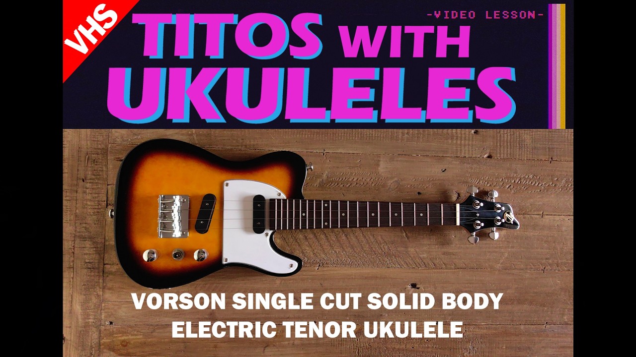 TITOS with UKULELES: Rocking it out with the VORSON Electric Ukulele