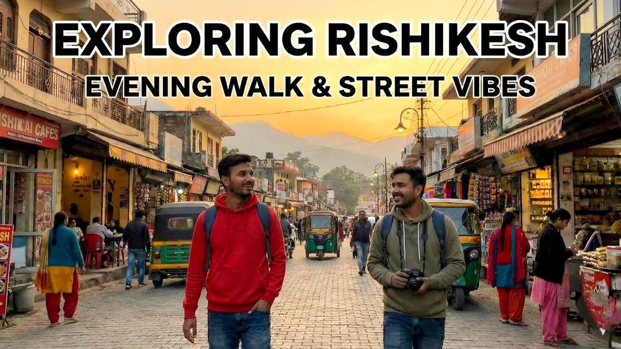 Evening Life on Rishikesh Streets 😍