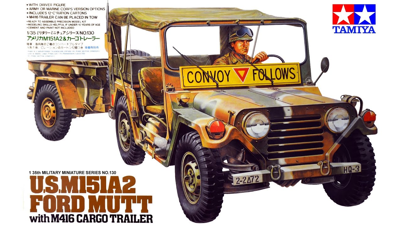 Tamiya 1/35 U.S. M151A2 Ford Mutt - Part 1: The Build
