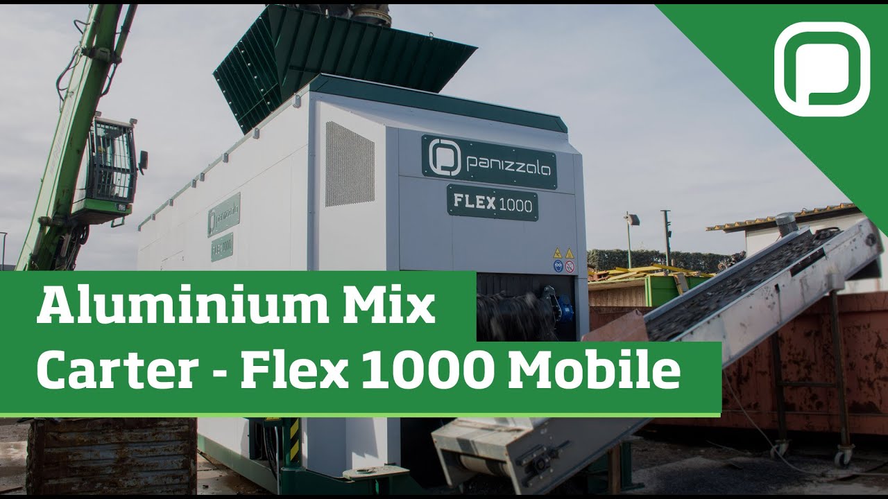 Flex 1000 Mobile | Aluminium Mix Carter | Transportable Hammermill Plant