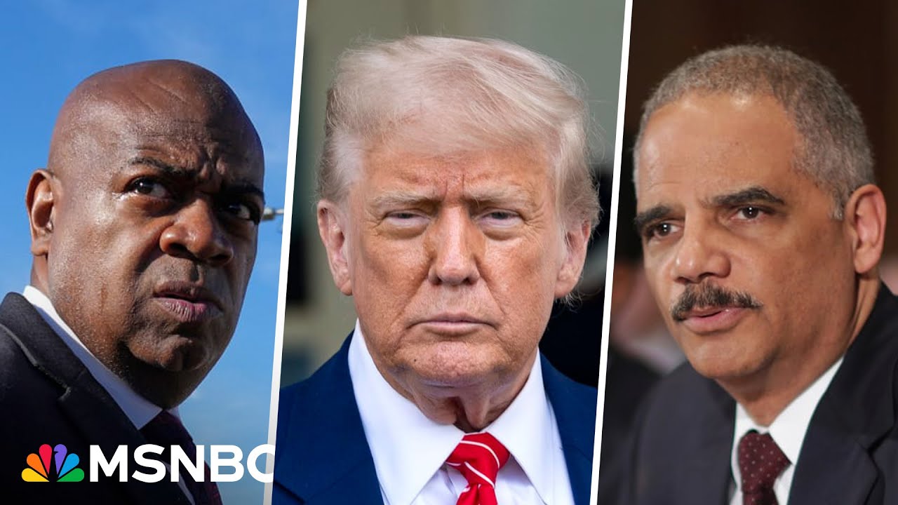 Eric Holder on Trump admin. response to Newark mayor arrest: 'They're trying to intimidate people'