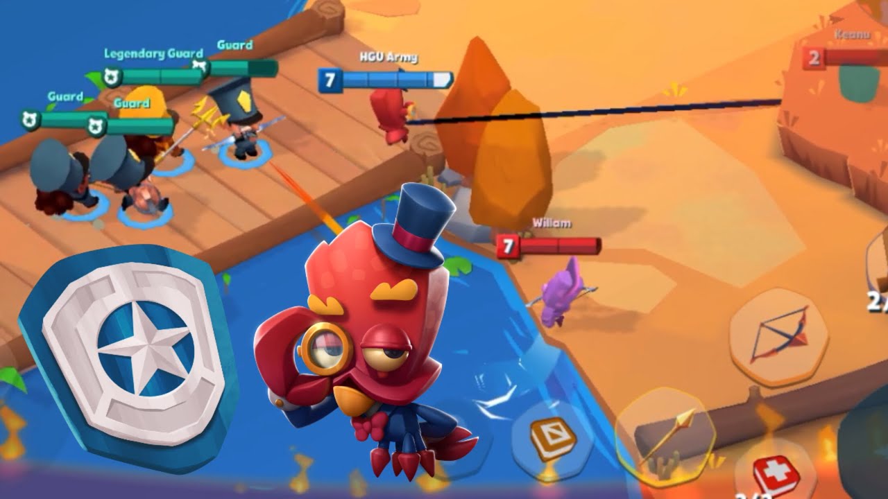 Killer Hook with the Gang || Earl using Guard Badge || Zooba