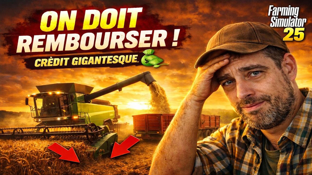 250 000€ À REMBOURSER… ON EST EN DANGER ! 🚜 | Farming Simulator 25