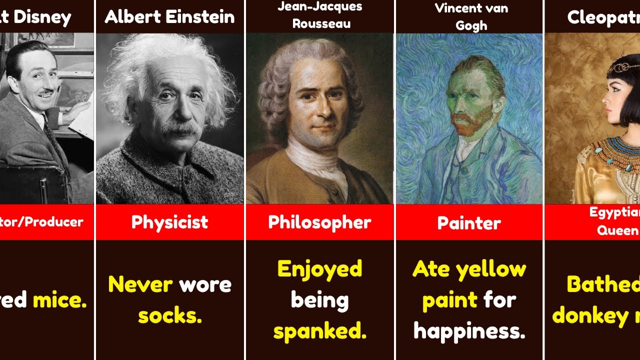 Famous People and Their Weirdest Habits