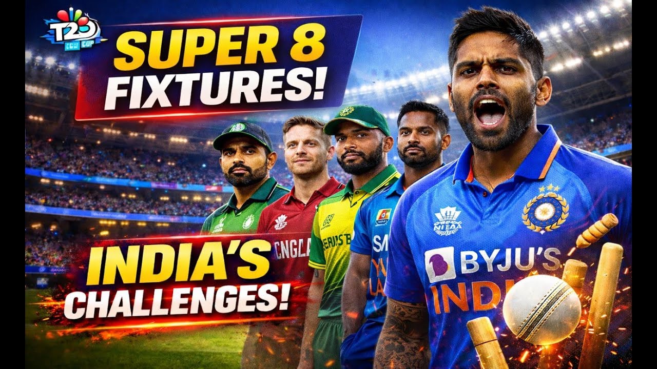 SUPER 8 FIXTURES OUT 🔥 India&rsquo;s Biggest Challenges Revealed!
