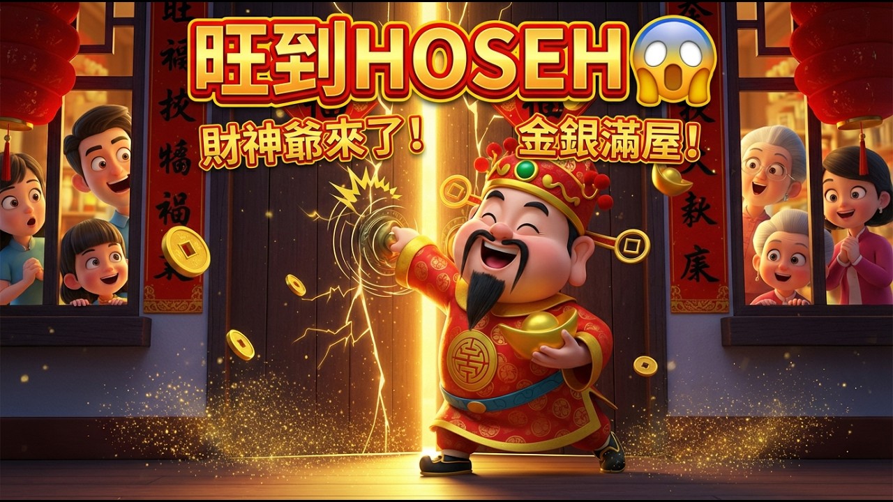 新年旺到 HOSEH‼️💥 钱包直接爆开｜2026 最洗脑新年歌 | The most catchy New Year song of 2026